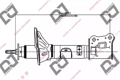 Амортизатор DJ PARTS DS1276GS